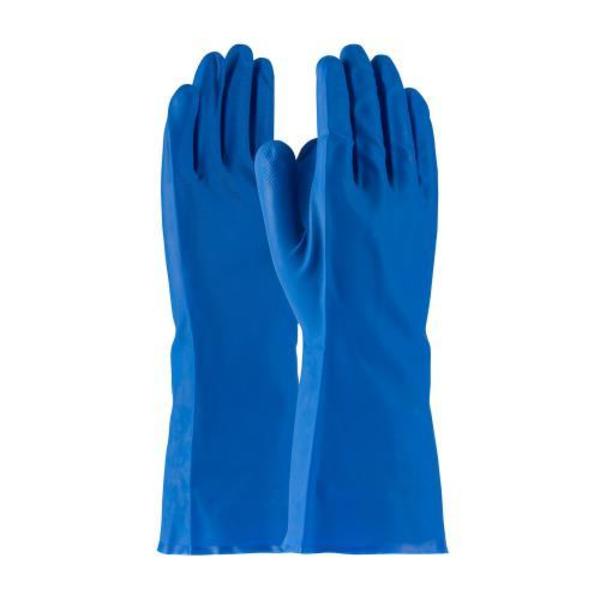 Pip Large 13 in Blue 14 mil Nitrile Gloves w/ Grip, PK12 50-N140B/L
